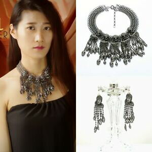 yzANZT[@lbNX@^bZlbNXCOZbgNbvubNXJlbNimpostare collana orecchini clip on tassel teschio nero ras collo