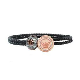 【送料無料】アクセサリー　ネックレス　スターリングシルバーローズゴールドビーズスキンブレスレットbracciale in pelle per le donne argento sterling rose gold fibbiarosebud perline