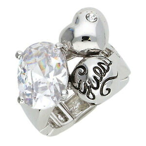 �y���������z�A�N�Z�T���[�@�l�b�N���X�@�����Oguess donna dito anello colore argento ubr81001