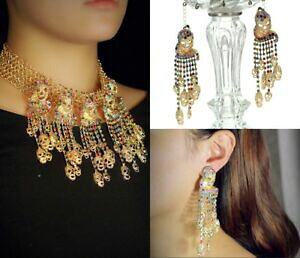 yzANZT[@lbNX@lbNXCONbv}`J[^bZlbNimpostare collana orecchini clip tassel multicolore testa morte ras collo