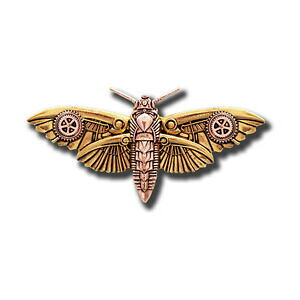 �y���������z�A�N�Z�T���[�@�l�b�N���X�@�p�[�A���X�g�[�N�Xpendentif steampunk magradore�fs moth 2 par anne stokes