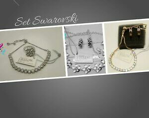 yzANZT[@lbNX@lbNXCOejXuXbgWRXtXL[Zbgparure set donna collana orecchini bracciale tennis zircone swarovski regalo