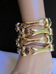 yzANZT[@lbNX@uXbgt@bVS[hXPgChJtnEB[nuovo donna bracciale moda oro scheletro ossa wide cuff piccolo teschi halloween