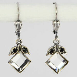 yzANZT[@lbNX@COXtXL[NX^t@Zbgre[WzCgNX^NAgrevenkmper orecchino cristallo swarovski carre sfaccettatura vintage bianco chiar