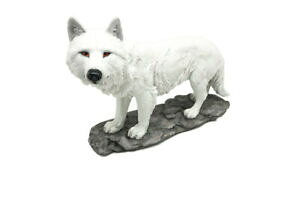 【送料無料】アクセサリー ネックレス バストオオカミlupo bianco in resina grande busto altezza cm h 22 x 15 bellissimo arredo