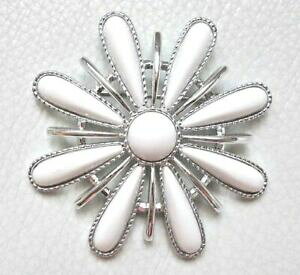 yzANZT[@lbNX@re[WTgR[ktu[`s~gbroche vintage sarah cov anne 70 tricolore neuf goldtone brooch pins mint 7,2cm
