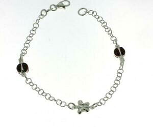 yzANZT[@lbNX@JtVo[Xbg{fB_uNbNbracciale doppia coccinella rossa portafortuna vero argento 925 charms farfalla