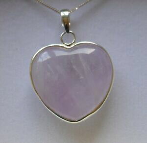 yzANZT[@lbNX@X^[OVo[{bNXn[gy_gAWXglbNXgrande argento sterling con ametista collana con ciondolo a forma di cuore in confezione r