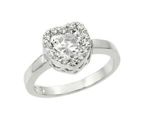 yzANZT[@lbNX@X^[OVo[n[gObg00914 argento sterling 925 da donna a cuore per anello sz 59w