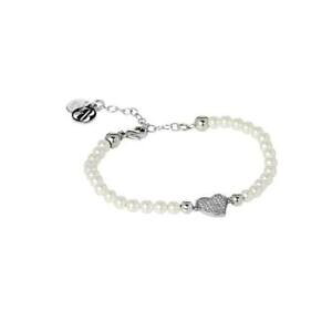 �y���������z�A�N�Z�T���[�@�l�b�N���X�@�J�t�z���C�g�p�[���N���X�^��bracciale boccadamo delizia dlbr01 perle bianco cristallo