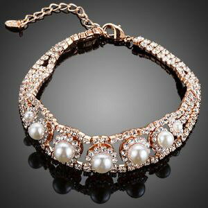 yzANZT[@lbNX@r[YuXbguX^[lobster zirconi con perle braccialetto per donne ragazze donna mb0123