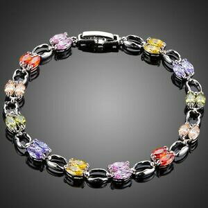 yzANZT[@lbNX@obNuXbgattivadisattiva artistica fibbia zirconi braccialetto per donne ragazze girls mb0086