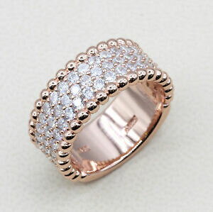 yzANZT[@lbNX@}bVtX^[OVo[L[rbNWR}CNsNdonna massiccio 925 argento sterling zircone cubico micro pav rosa fede nuziale