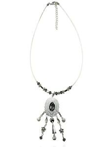 【送料無料】アクセサリー ネックレス ネックレスペンダントlolilota collana con ciondolo filigranata strass perle azzurrate argentato