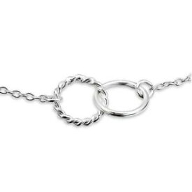 【送料無料】アクセサリー　ネックレス　カフソリューションリングシルバーシルバーbracciale solu anelli argento 925 argento da donna donne ragazza infinity amore