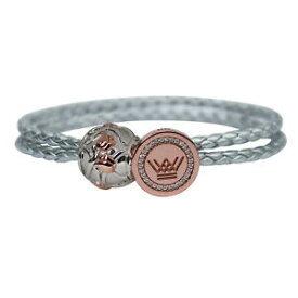 【送料無料】アクセサリー　ネックレス　ビーズスターリングシルバーピンクブレスレットbracciale in pelle per le donne argento sterling rosa chiusura in ororosa perline regalo