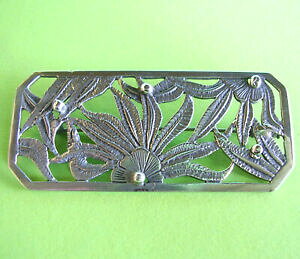 �y���������z�A�N�Z�T���[�@�l�b�N���X�@�A�[���f�R���^���V���o�[j302 broche 1925 art deco metal argente
