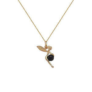 �y���������z�A�N�Z�T���[�@�l�b�N���X�@�R���A�[�v�`�v���[�N�I�j�L�Xcollier petite fe en plaque or 18ct et onyx longueur au choix 45cm ou 50cm