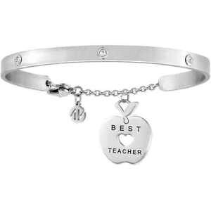 �y���������z�A�N�Z�T���[�@�l�b�N���X�@���^���u���X���b�g�X�`�[��bracciale rigido nomination messaggiamo 027409007 acciaio best teacher maestre