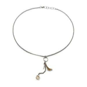 �y���������z�A�N�Z�T���[�@�l�b�N���X�@�l�b�N���X�}�e�B�[�j�N���X�X�`�[��collana donna alviero martini 1a classe jkip600161 acciaio charm scarpa quarzo