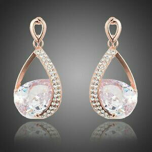 yzANZT[@lbNX@S[hy_gCOedizione limitata oro placcato zirconi orecchini pendenti per donne ragazze mje0225