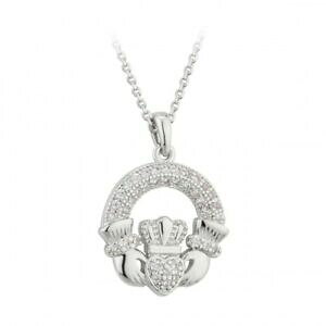 yzANZT[@lbNX@ZeBbN`F[bhN_catena celtico claddagh con zirkonen kt