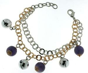 yzANZT[@lbNX@X`[uXbguYAWXgbracciale acciaio bronzo ametista naturale e campanelli