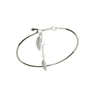 yzANZT[@lbNX@uXbgAWFgkbc bracelet argent 925 rhodi jonc ouvert plumes 16x5mm