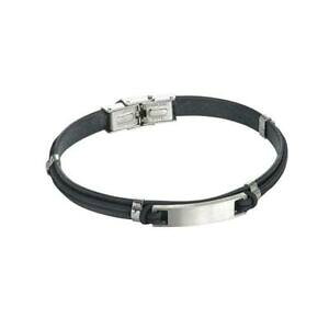 yzANZT[@lbNX@uXbgX`[bracciale boccadamo man abr422n acciaio nero