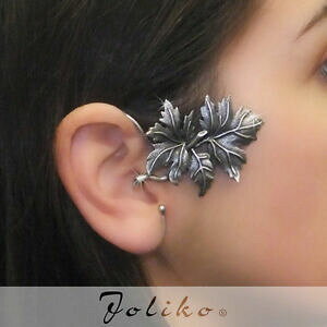 yzANZT[@lbNX@COC[JtGtGtjoliko di nuove tendenze ohrklemme orecchini ear cuff foglie autunnali elfi elfi a sinistra