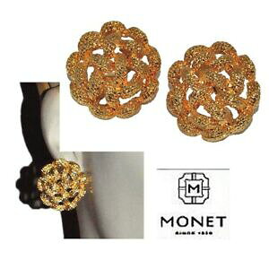 yzANZT[@lbNX@lNbv`[tCOmonet boucles doreilles clips de couleur or motif tress bijou earring