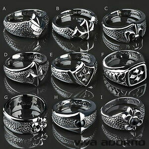 yzANZT[@lbNX@XeXX`[C_[SVbNVo[s[Okoolkatana anello in acciaio inox uomo donna gotico motociclista argento rs55