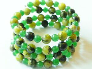 yzANZT[@lbNX@WXp[bvJtJtXbhjasper e verde avventurina wrappolsino gemstone bracciale filo della memoria, tonalit di g