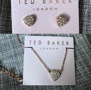 yzANZT[@lbNX@ebhx[J[sbpXtXL[lbNXCOsNS[hted baker pippa e pave collana e orecchini set oro rosa con swarovski