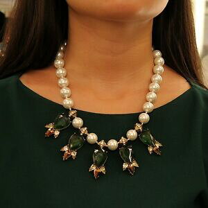 yzANZT[@lbNX@lbNXO[NX^gIWihbvNXcollana perla goccia verde cristallo retr class originale sera matrimonio jcr 6