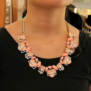 yzANZT[@lbNX@xSjAIW_IWicollare da donna fiori begonia arancioni originale moderno sera matrimonio jcr 9