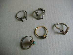 �y���������z�A�N�Z�T���[�@�l�b�N���X�@�A�[���f�R�A���W�F���glot anciennes bagues, bijoux restaurer dont montures art deco argent vbb611