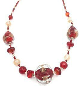 yzANZT[@lbNX@collana donna antica murrina vetro di murano made in italia art vn 128