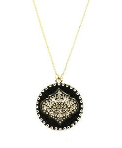�y���������z�A�N�Z�T���[�@�l�b�N���X�@�N���X�^���l�b�N���X�}���P�V��stroili girocollo marrakech in ottone dorato e cristalli sconto 50 150102