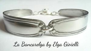 yzANZT[@lbNX@JttH[NuXbgtH[Nbracciale artigianale da manici di forchette in acciaio posate bracelet fork
