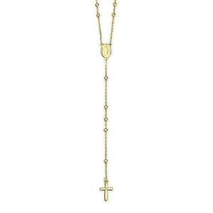 �y���������z�A�N�Z�T���[�@�l�b�N���X�@�u�����Y�l�b�N���X�A�[����collana rosario donna amen in bronzo colore oro clropg