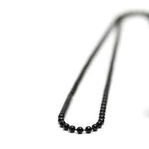 yzANZT[@lbNX@{[`F[olbgmelano sfera catena nero m 01n026 46 cm nero 2 mm di spessore di chiusura a baionetta