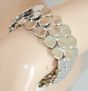 yzANZT[@lbNX@Vo[uXbgqp|uuXbgbracciale argento donna rigido elastico lucido a molla bracelet qp|u z1