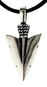 【送料無料】アクセサリー ネックレス シルバーヴァイキングヒントペンダントciondolo freccia in argento 925 frecce a punta vichingo 357