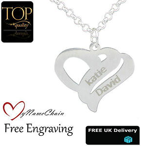 yzANZT[@lbNX@JX^y_gn[glbNXpersonalizzato ciondolo di cuore amore collana ogni due nomi inciso