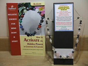 yzANZT[@lbNX@zXeBbNC`lbNXla fertilit un olistico handmade 18 pollici esoterico gemstone collana pi un libro