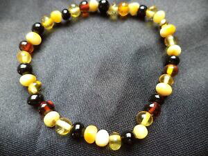 yzANZT[@lbNX@ogRjbN`F[uXbg{w~Amulticolor ambra baltica cognac miele limone cherry elastico braccialetto bohemian