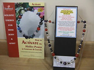 yzANZT[@lbNX@C`lbNXvitalit un olisticohandmade 18 pollici esoterico gemstone collana pi un libro