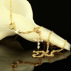 yzANZT[@lbNX@y_gNX`F[zCgS[hkS[hciondolo croce catena zirconi bianchi 585 oro 14k dorato donna bambini a2973s