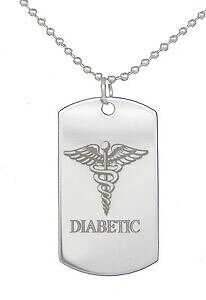 �y���������z�A�N�Z�T���[�@�l�b�N���X�@�^�O�l�b�N���X�J�X�^��personalizzato in metallo medico sos militare id tag collana, ogni dettagli